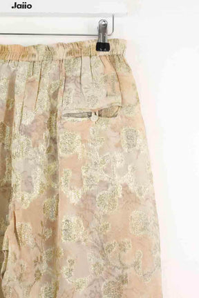 Pantalon droit Mes Demoiselles Attila Doré en Viscose