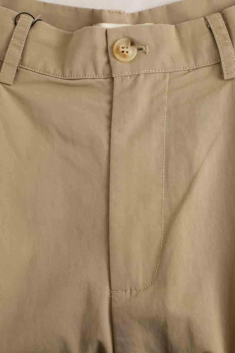 Pantalon droit Mes Demoiselles Beige en Coton