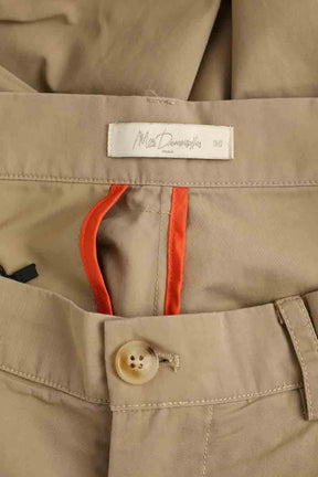 Pantalon droit Mes Demoiselles Beige en Coton