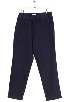 Pantalon droit Mes Demoiselles Gaucho Bleu en Coton, taille M - Seconde Main