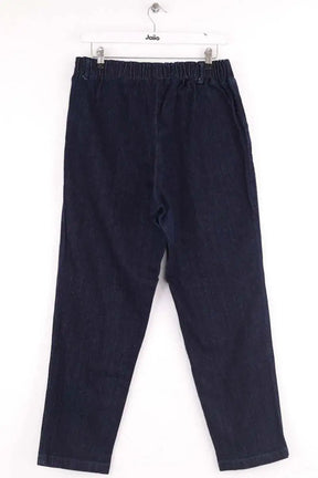 Pantalon droit Mes Demoiselles Gaucho Bleu en Coton