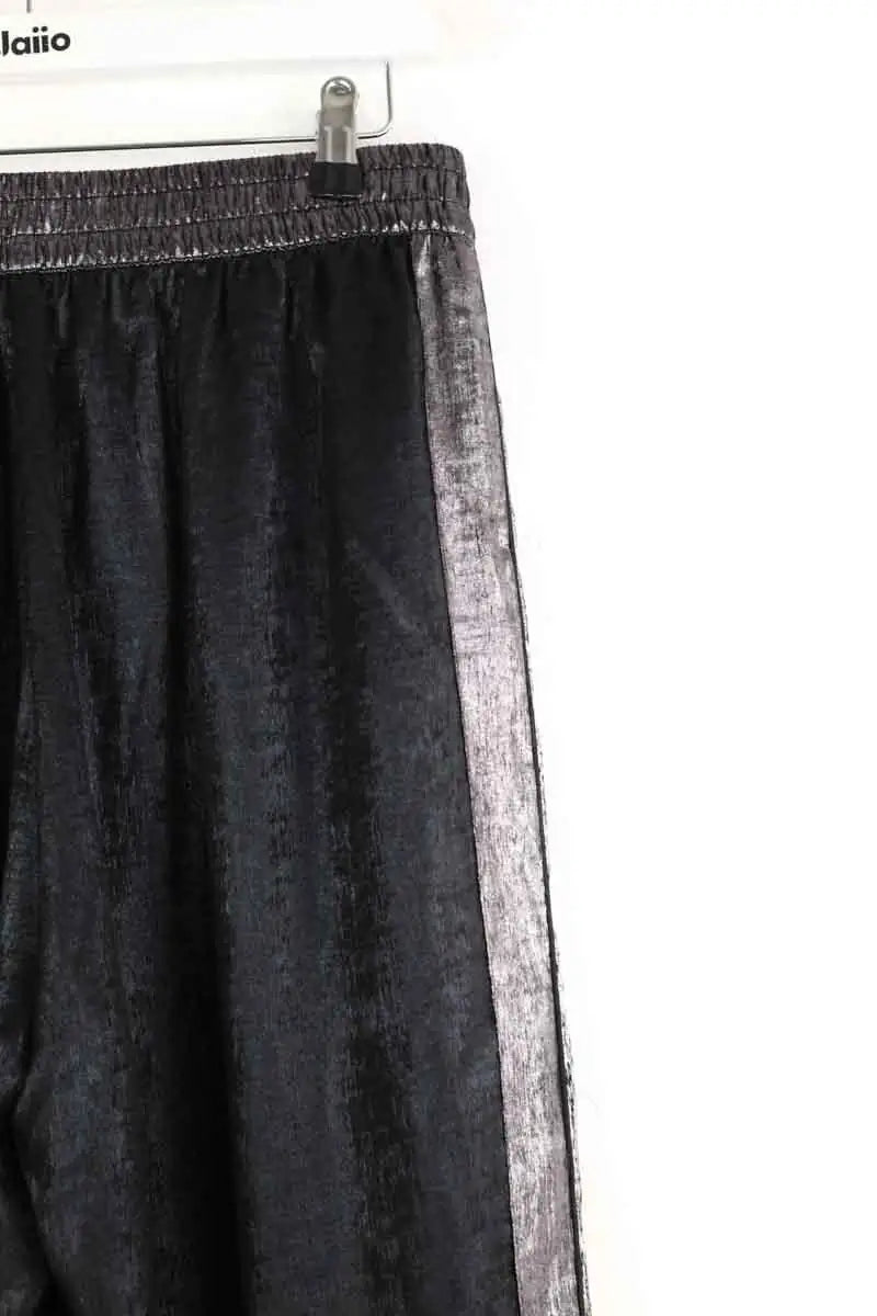 Pantalon droit Mes Demoiselles Noir en Polyester