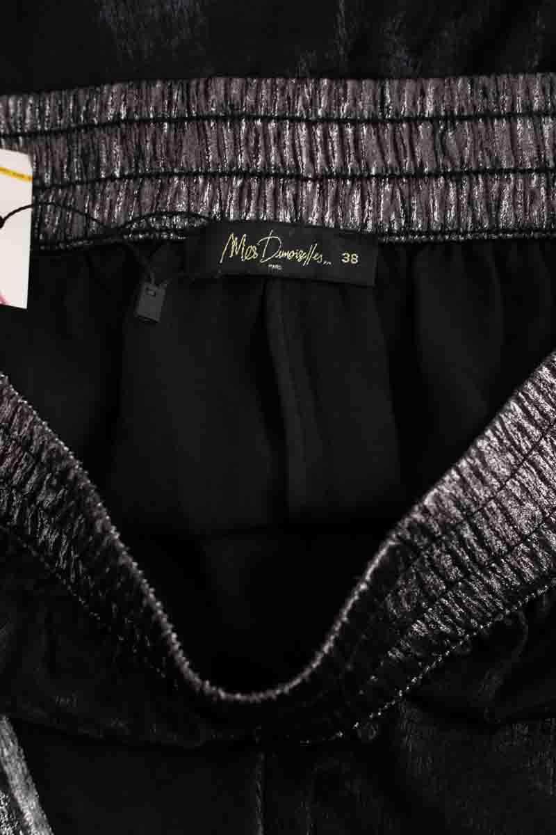 Pantalon droit Mes Demoiselles Noir en Polyester
