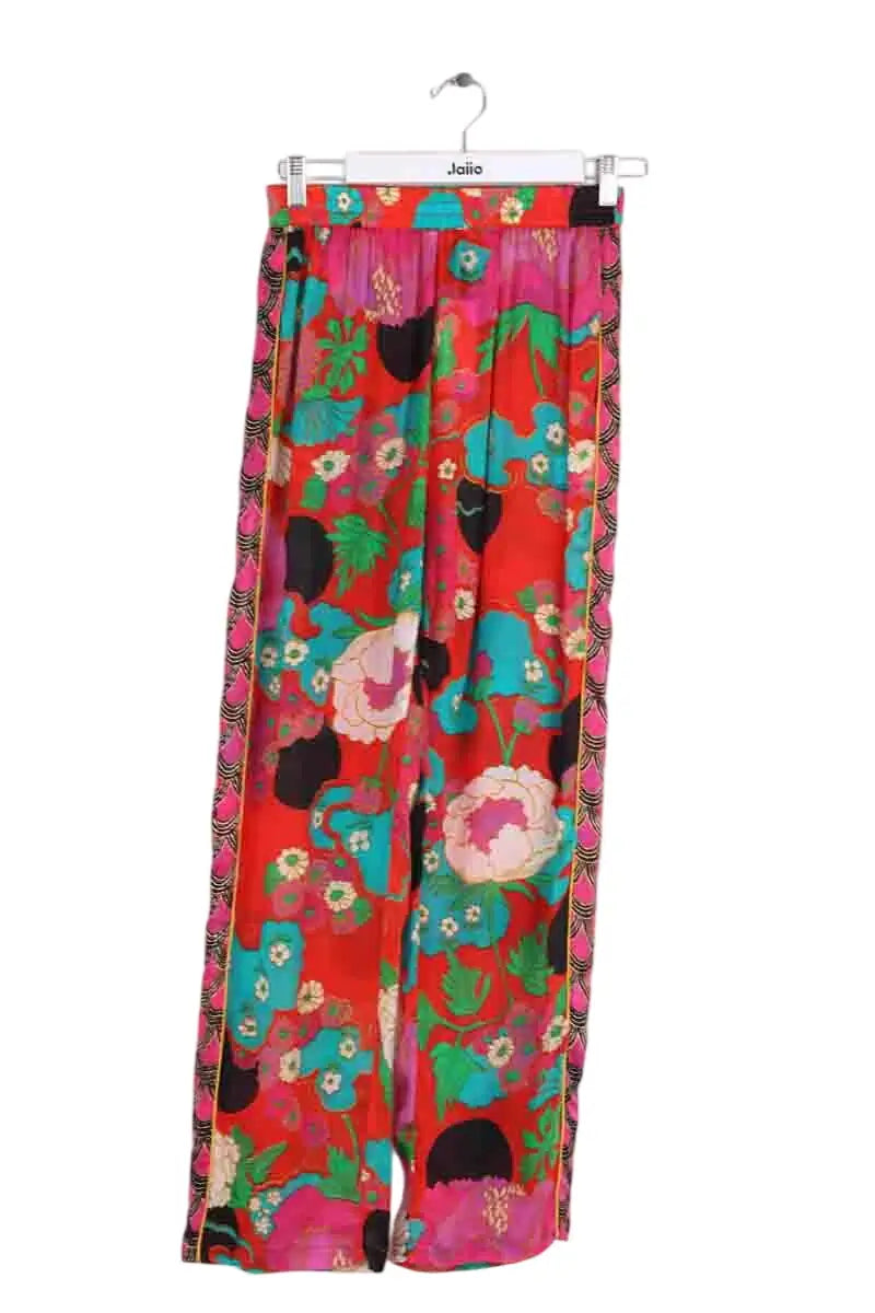 Pantalon droit Mes Demoiselles Rouge en Viscose, taille S - Seconde Main