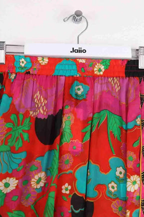 Pantalon droit Mes Demoiselles Rouge en Viscose