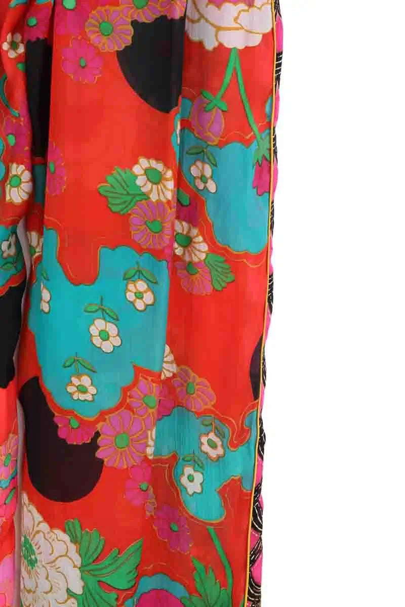 Pantalon droit Mes Demoiselles Rouge en Viscose
