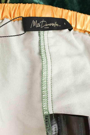 Pantalon droit Mes Demoiselles Vert en Viscose