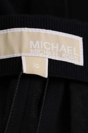 Pantalon droit Michael Kors Noir en Coton