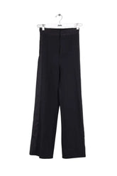 Pantalon droit MM6 Noir en Viscose, taille XS - Seconde Main