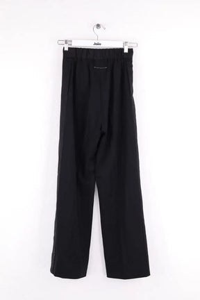 Pantalon droit MM6 Noir en Viscose