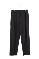 Pantalon droit Modetrotter Noir en Laine, taille L - Seconde Main