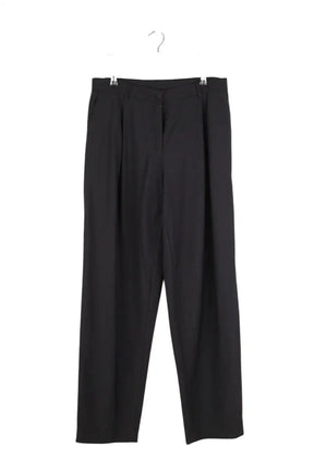 Pantalon droit Modetrotter Noir en Laine, taille L - Seconde Main