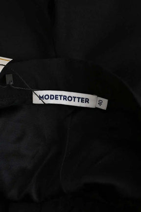Pantalon droit Modetrotter Noir en Laine