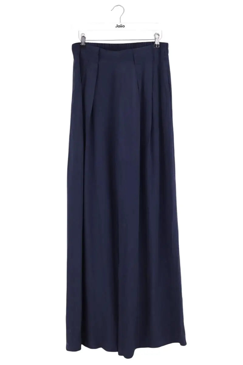 Pantalon droit Momoni Bleu en Synthétique, taille XL - Seconde Main