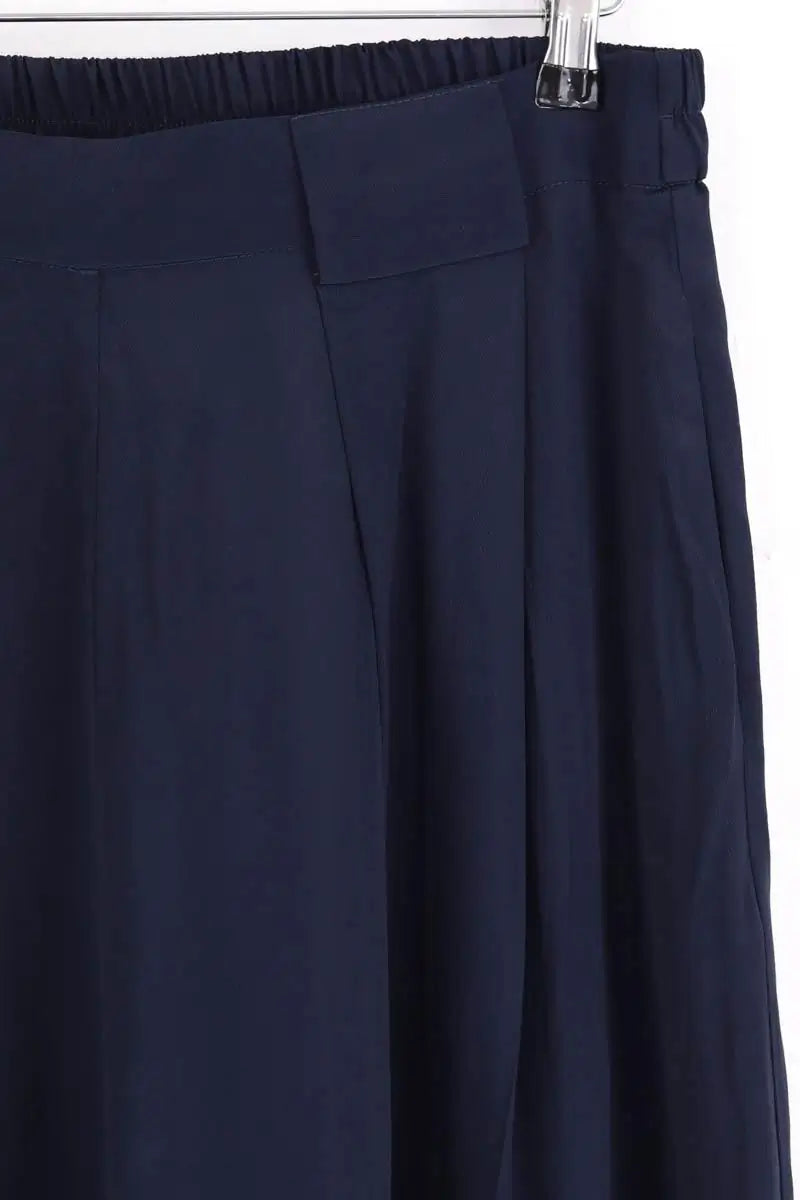 Pantalon droit Momoni Bleu en Synthétique