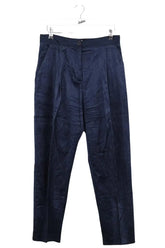 Pantalon droit Momoni Marine en Coton, taille M - Seconde Main
