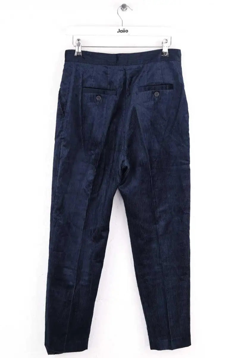 Pantalon droit Momoni Marine en Coton