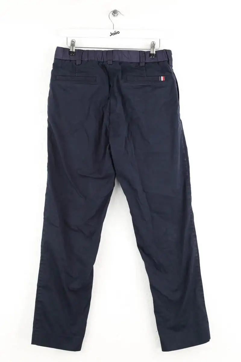 Pantalon droit Moncler Bleu en Coton