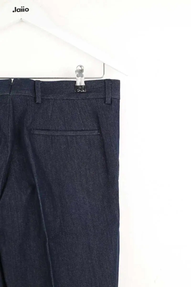 Pantalon droit Moncler Bleu en Coton