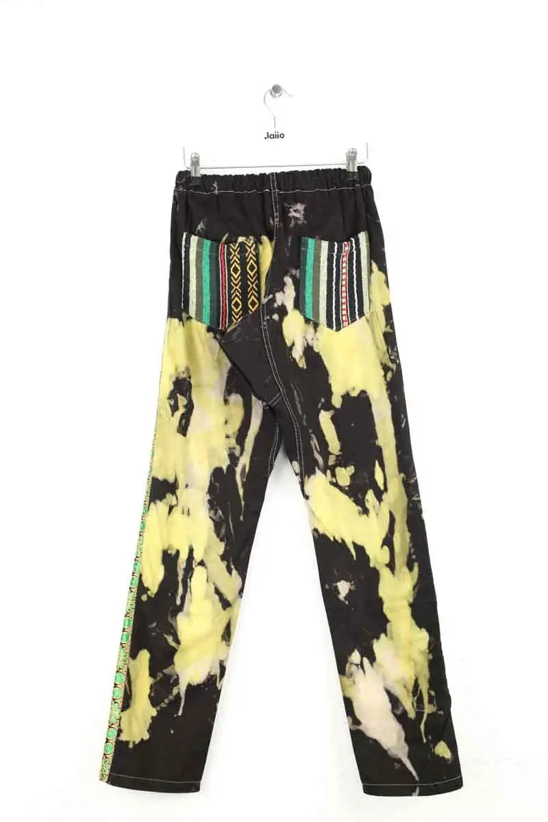 Pantalon droit Monoki Noir en Coton
