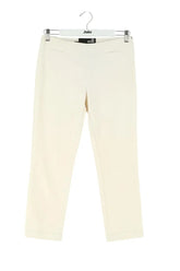 Pantalon droit Moschino Blanc en Coton, taille S - Seconde Main