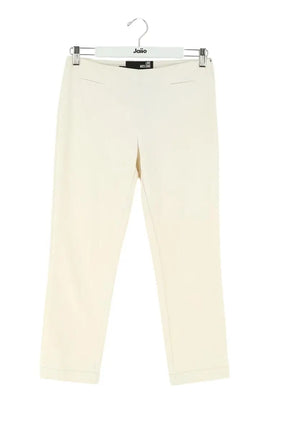 Pantalon droit Moschino Blanc en Coton, taille S - Seconde Main