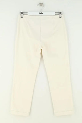Pantalon droit Moschino Blanc en Coton