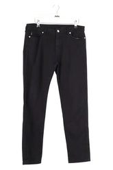 Pantalon droit Moschino Noir en Coton, taille XL - Seconde Main