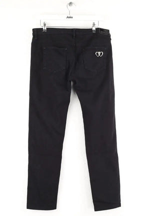 Pantalon droit Moschino Noir en Coton