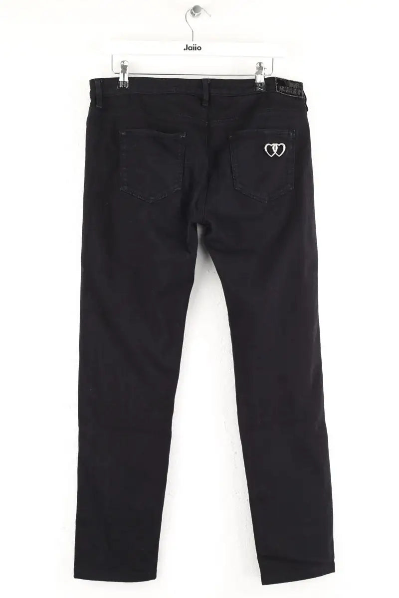 Pantalon droit Moschino Noir en Coton