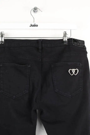 Pantalon droit Moschino Noir en Coton