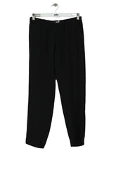 Pantalon droit Moschino Noir en Polyester, taille XL - Seconde Main