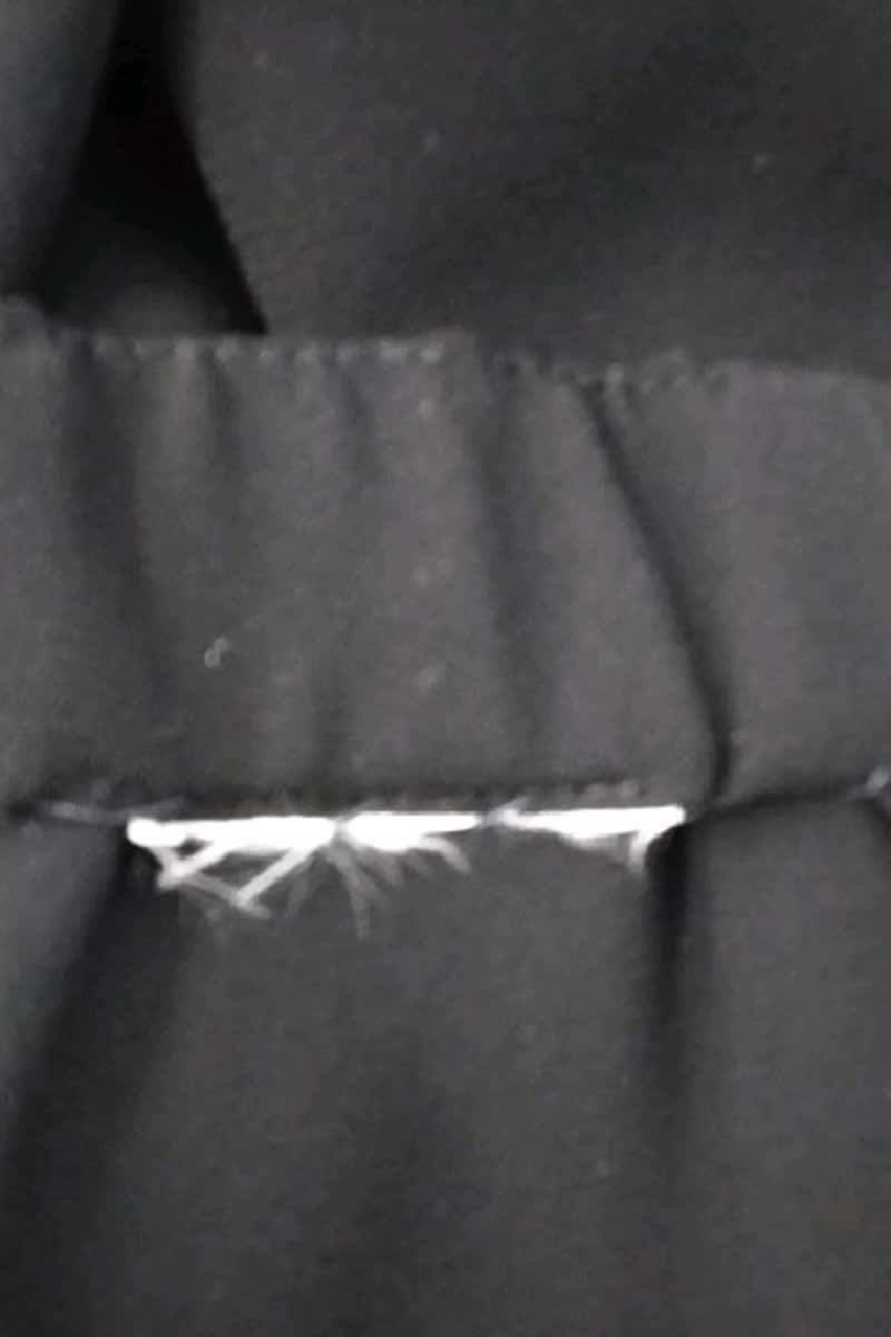 Pantalon droit Moschino Noir en Polyester