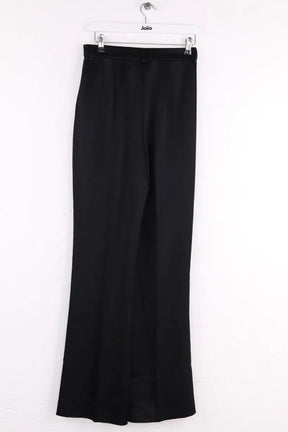 Pantalon droit Nanushka Noir en Coton