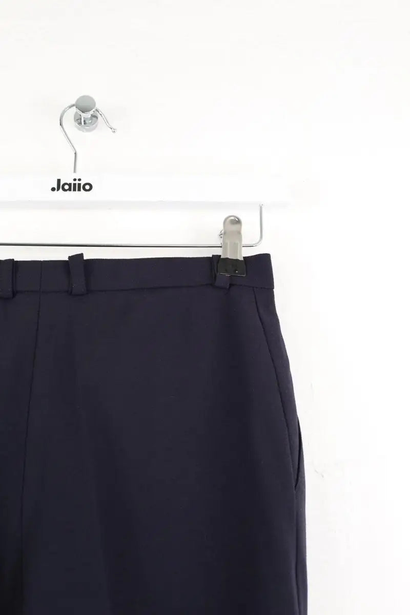 Pantalon droit Nina Ricci Marine en Coton