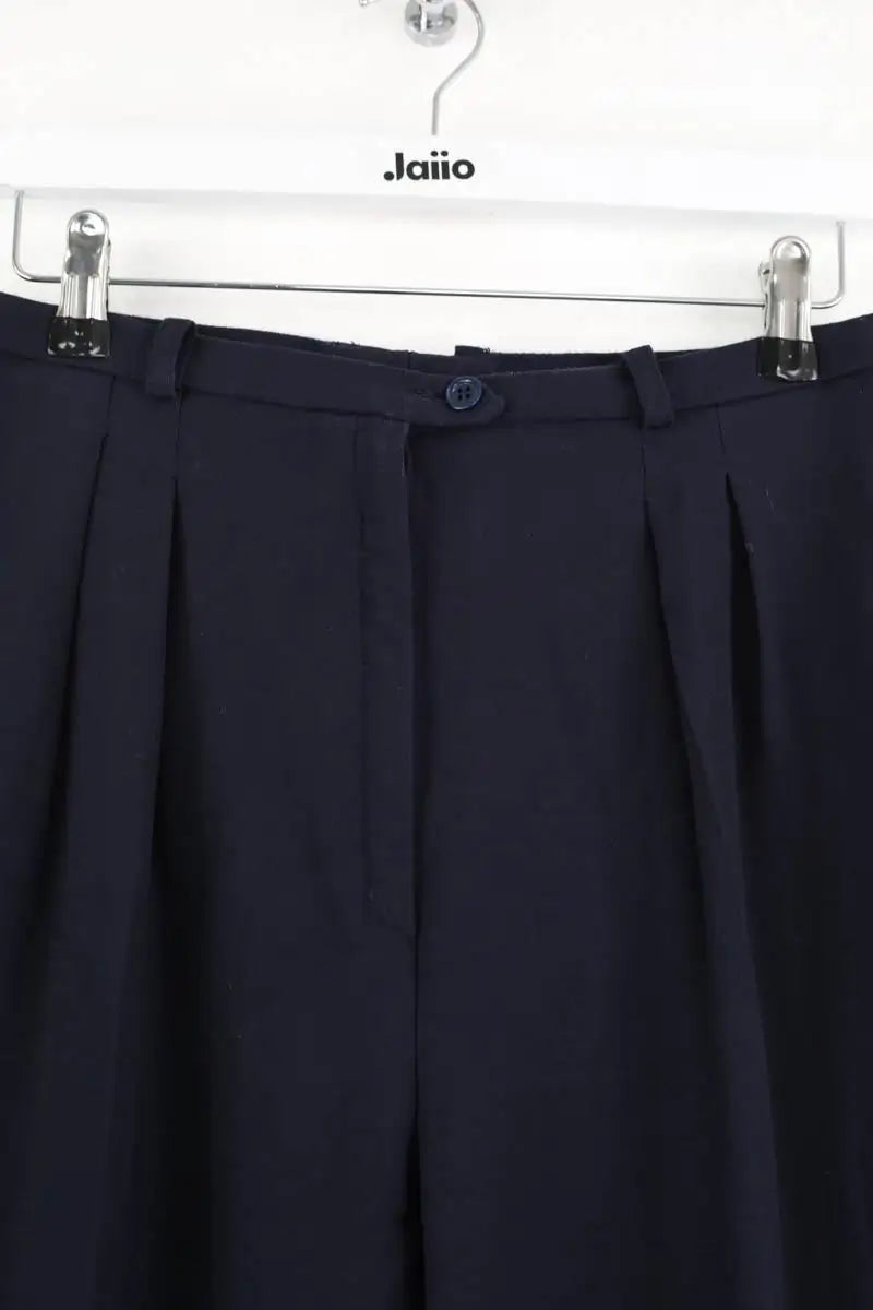 Pantalon droit Nina Ricci Marine en Polyester