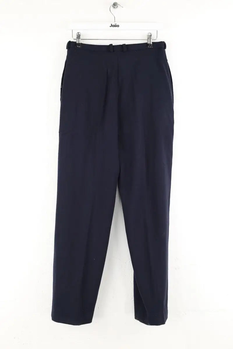Pantalon droit Nina Ricci Marine en Polyester