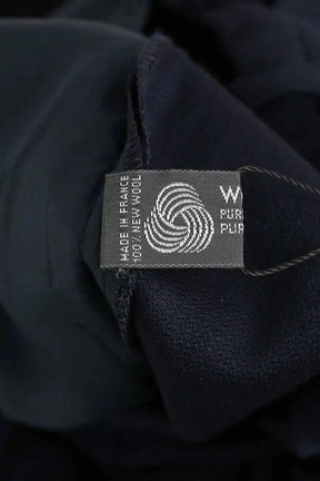 Pantalon droit Nina Ricci Marine en Polyester