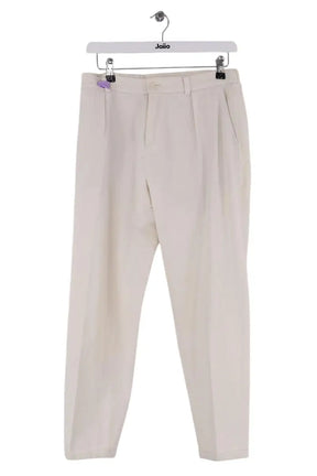 Pantalon droit Noyoco Blanc en Coton, taille S - Seconde Main
