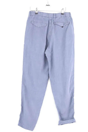 Pantalon droit Octobre Bleu en Lin
