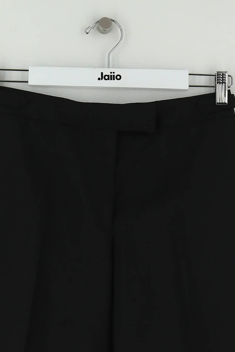 Pantalon droit Officine Générale Noir en Laine