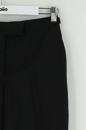 Pantalon droit Officine Générale Noir en Laine