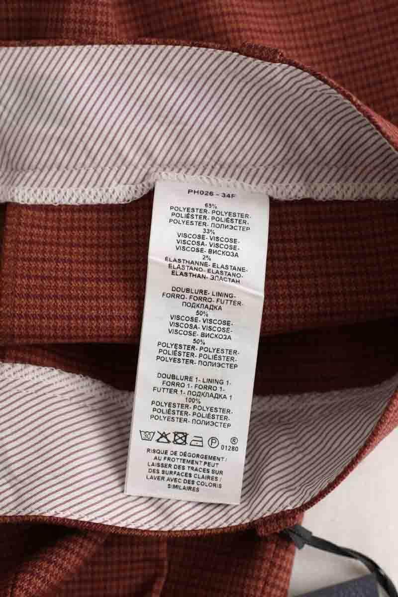 Pantalon droit Other Brand Marron en Polyester