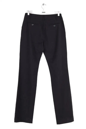 Pantalon droit Pablo Noir en Laine