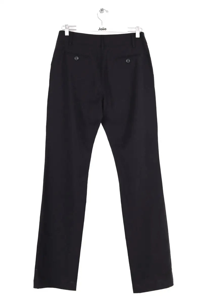 Pantalon droit Pablo Noir en Laine