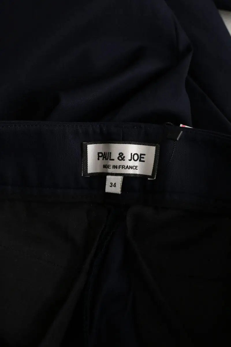 Pantalon droit Paul & Joe Bleu en Laine