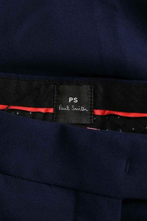 Pantalon droit Paul Smith Bleu en Laine