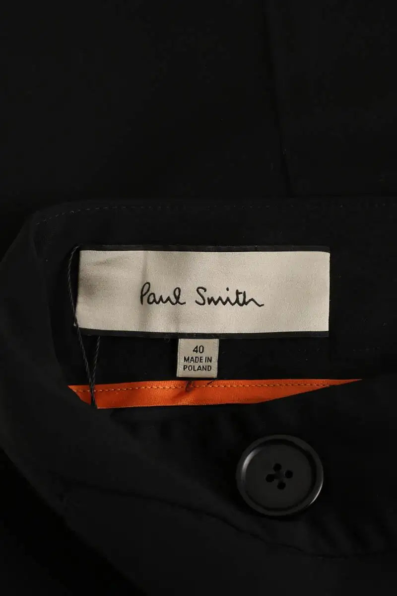 Pantalon droit Paul Smith Noir en Synthétique