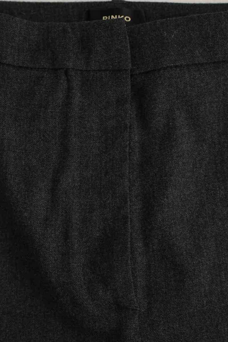 Pantalon droit Pinko Anthracite en Laine