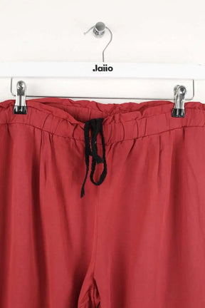 Pantalon droit Pomandère Rouge en Viscose